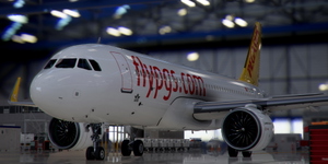 Livery Airbus A320neo Pegasus TC-CCP / 8k thumbnail 1