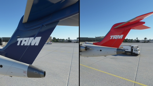 [10K] Dual Livery Pack for the CRJ-700 (TAM's PT-MRA and PT-MRT)