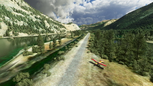 Castle Lakes airstrip, Colorado, USA (CD32) thumbnail 1