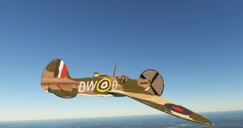 Aeroplane Heaven CardSpit Livery for R6595 DW-D 610 "County of Chester" Sqd, Biggin Hill, 1940