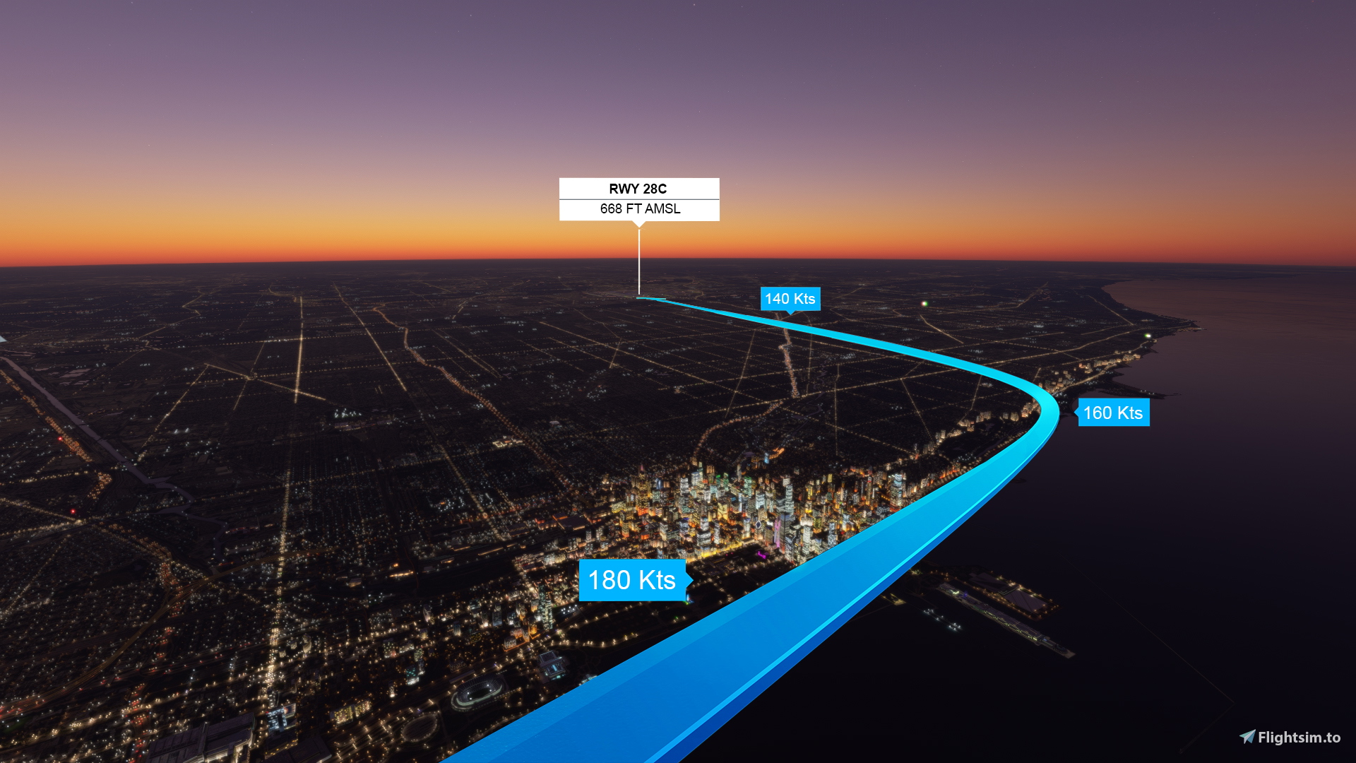 Chicago O'Hare Sunset Landing Challenge (KORD) A320/A32NX - Image 1
