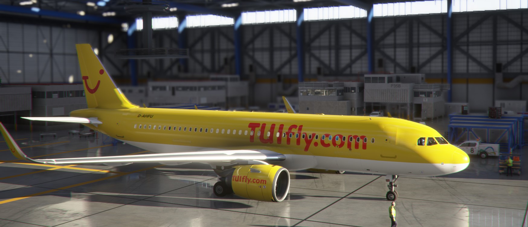 TUIfly Yellow A32NX Livery - Image 1
