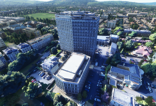 The Eagle Tower, Cheltenham, Gloucestershire.