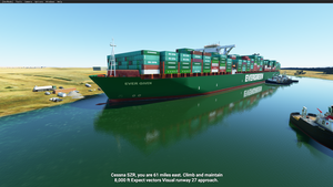 Partially refloated Ever Given Ship MOD thumbnail 2