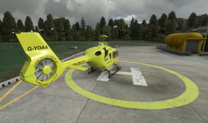 H135 Yorkshire Air Ambulance Helicopter & Nostell Air Support Base Scenery, Wakefield thumbnail 10