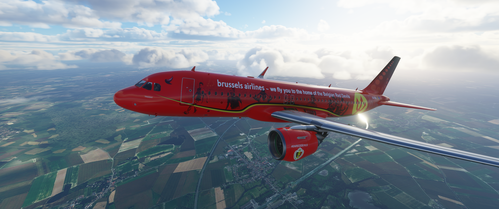 [A32NX] A320 Neo Brussels Airlines - SN Trident | 8k