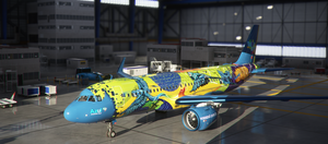 Airbus A320neo fictional Azul "Ararinha Azul" livery 4K thumbnail 1
