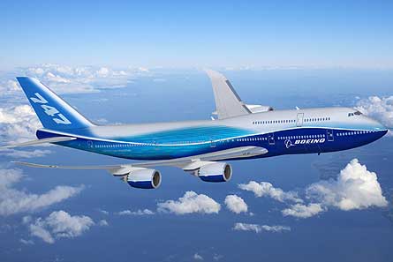 Boeing 747-8 wing flex - Image 1