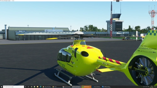 Emergency medical helicopter - service in the free Danish healthcare system
