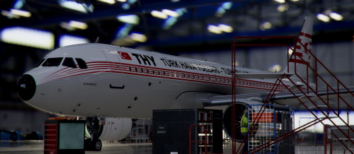 Airbus A320neo Turkish Airlines TC-JNC / 8k (pyjamas version)