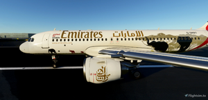 [A32NX] Airbus A320neo - Emirates Wildlife thumbnail 3