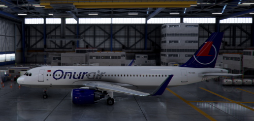 Livery Airbus A320neo Onur Air TC-OBS / 8k with a lot of shiny