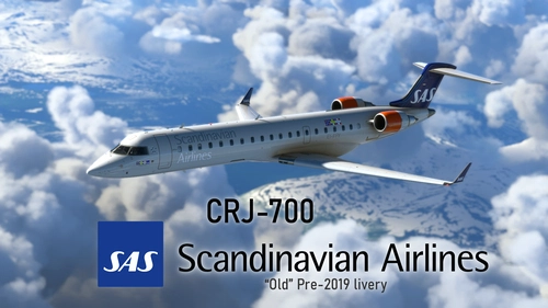 CRJ 700 - Scandinavian Airlines (SAS) "Old" Style - [8K] Ultra Quality