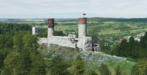 Poland Chęciny Royal Castle