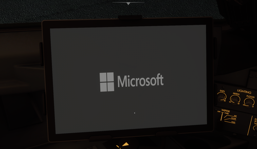 CRJ EFB Microsoft loading screen