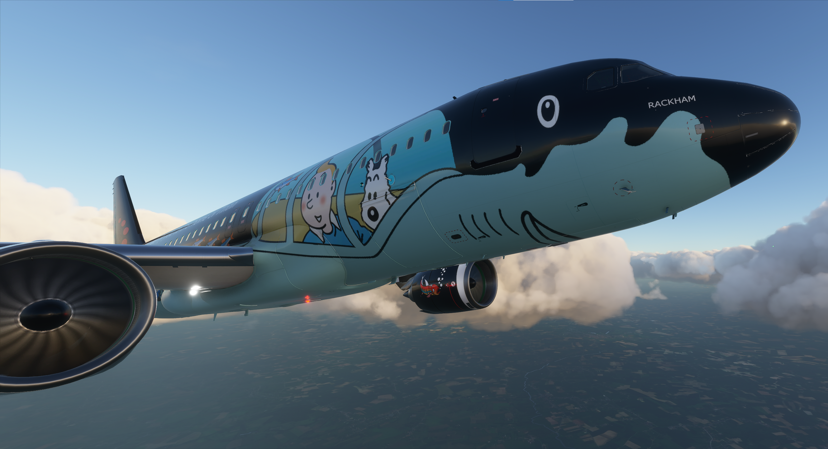 [A32NX] A320 Neo Brussels Airlines - SN Rackham (Tintin) | 4k - Image 1