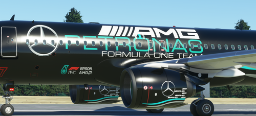[A32NX] Airbus A320neo - AMG Petronas (F1)