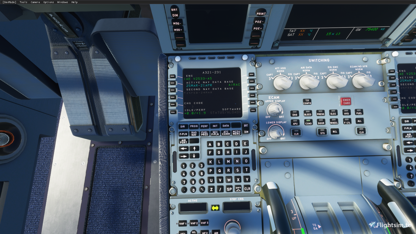 A32nx Mcdu FlyByWire A32NX First Officer View Für Microsoft Flight