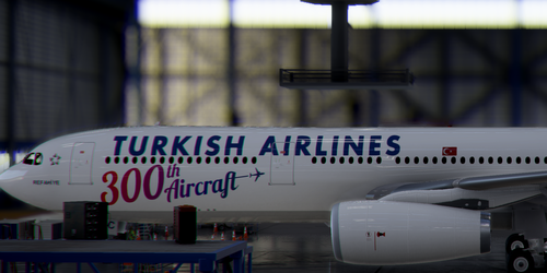 Livery PMP Airbus A330-300 Turkish Airlines TC-LNC / 4k