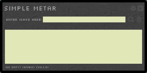 Simple Metar