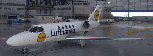Cessna Citation CJ4 Lufthansa Custom made livery