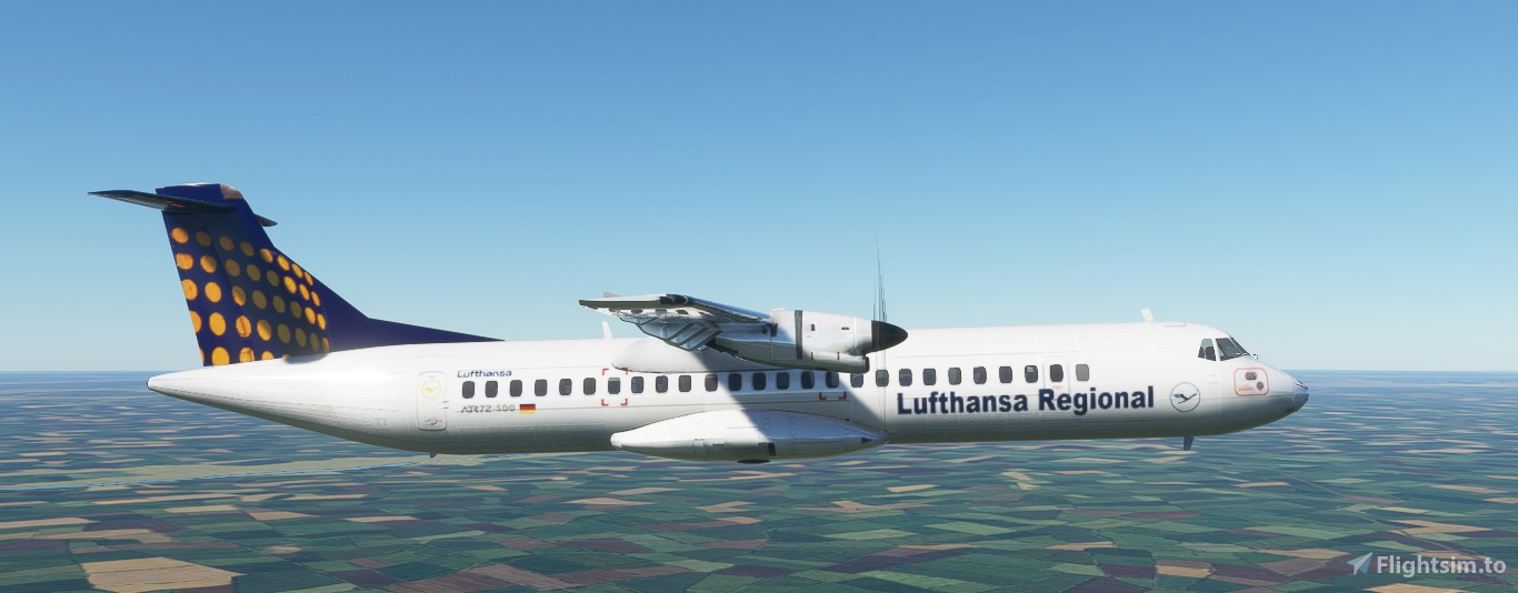 ATR72-600 Lufthansa Regional NEW UPDATE 29.3.2021 for Microsoft