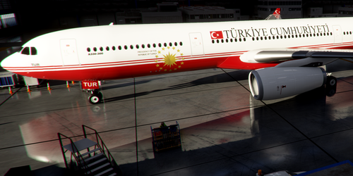 Livery PMP Airbus A330-300 Turkey Government TC-TUR / 8k
