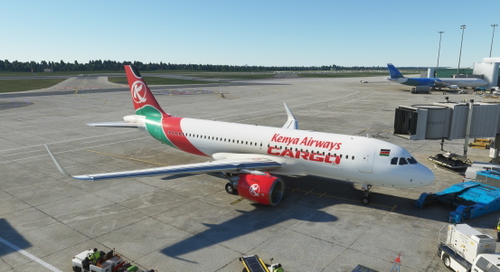 Kenya Airways Cargo A320neo Livery