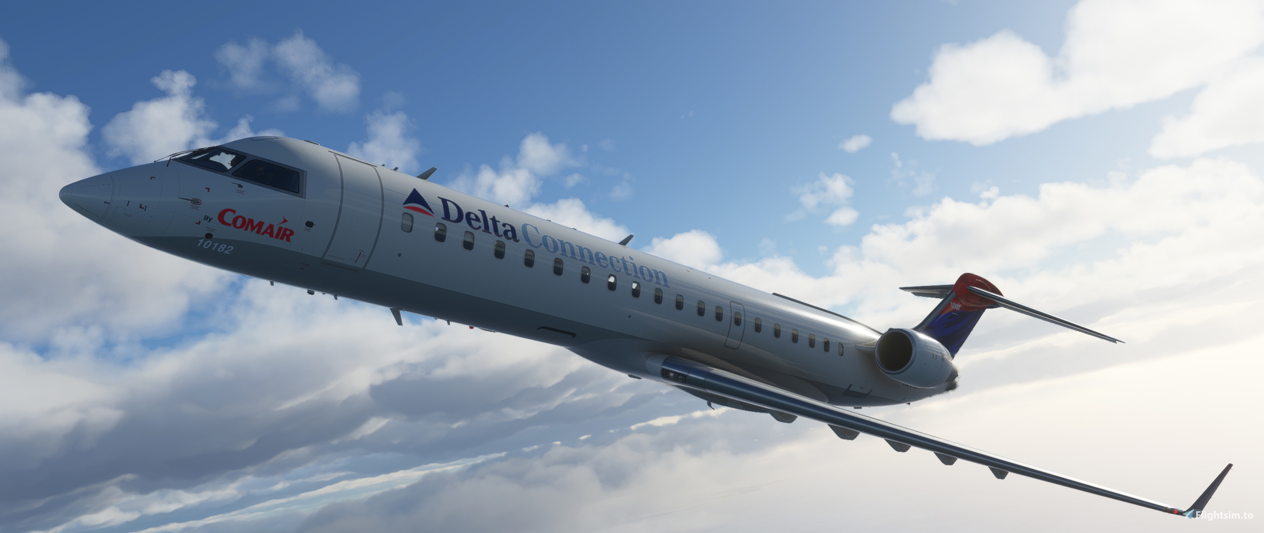 Aerosoft Bombardier CRJ-700 Delta Connection Comair "Colors in Motion" - Image 1