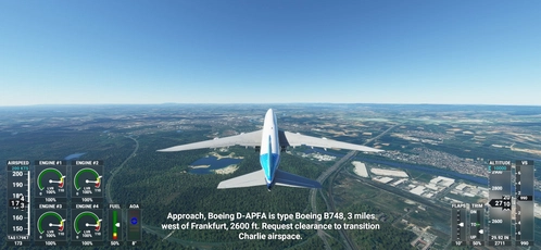 Boeing 747-8i flight model mod