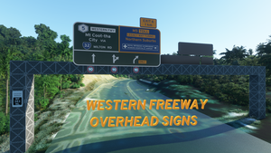 Brisbane Western Freeway Signs thumbnail 1