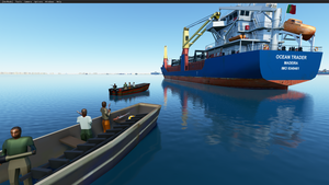 Partially refloated Ever Given Ship MOD thumbnail 8