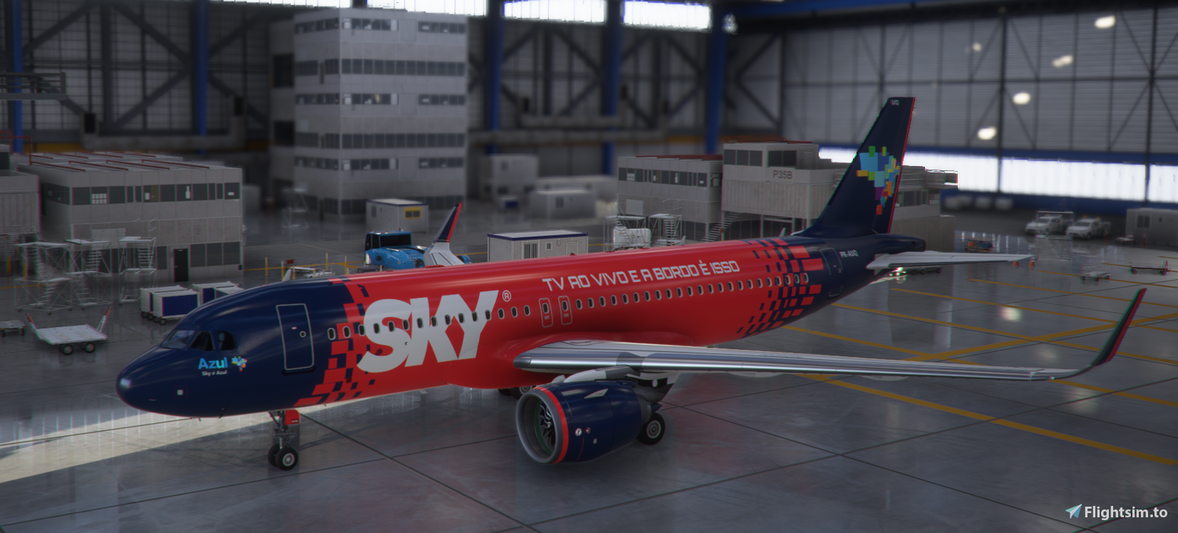 [A32NX] AZUL SKY A320 | 8K  - Image 1