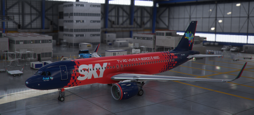 [A32NX] AZUL SKY A320 | 8K 