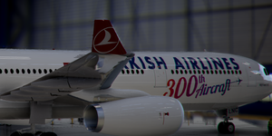 Livery PMP Airbus A330-300 Turkish Airlines TC-LNC / 4k thumbnail 3
