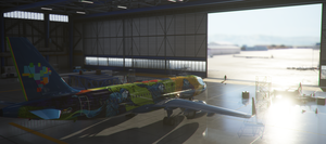 Airbus A320neo fictional Azul "Ararinha Azul" livery 4K thumbnail 2