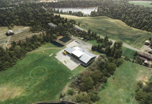 H135 Yorkshire Air Ambulance Helicopter & Nostell Air Support Base Scenery, Wakefield thumbnail 2