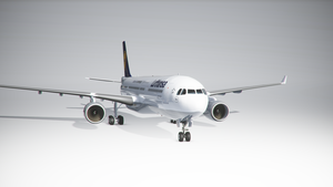 Lufthansa A330-300 Shark skin thumbnail 1