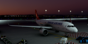 Livery Airbus A320neo Turkish Airlines TC-JPH / 8k Chrom-Edition thumbnail 8