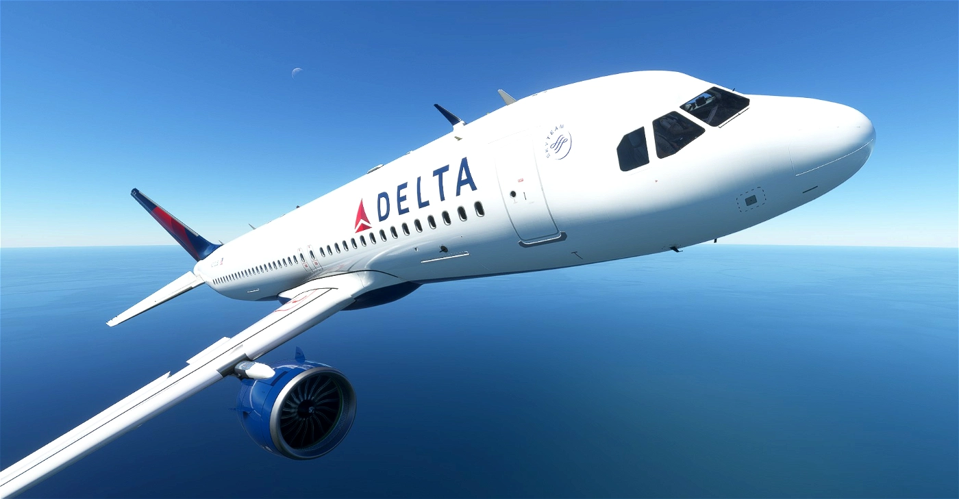 [A32NX] 8K Delta Air Lines Microsoft Flight Simulator