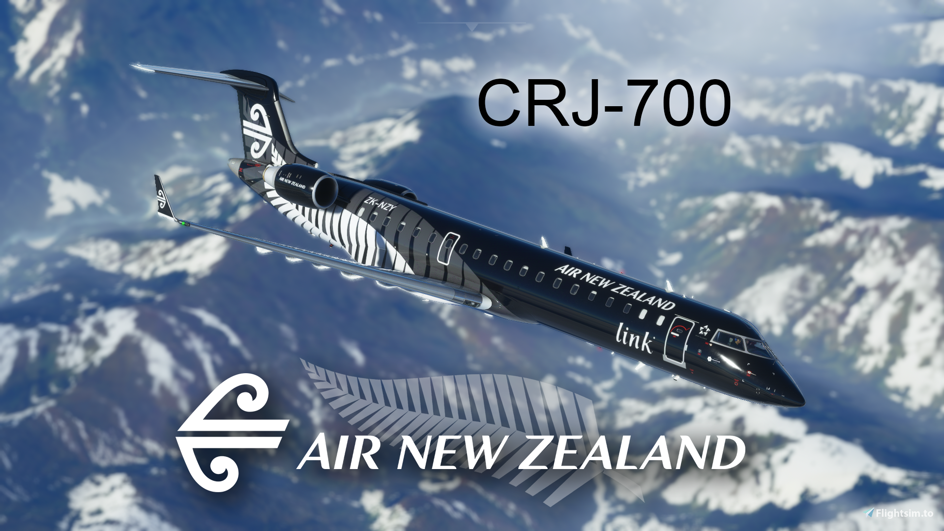CRJ 700 - Air New Zealand Link - [8K] Ultra Quality - Image 1