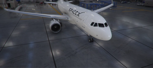 [A32NX] A320neo | SpaceX livery