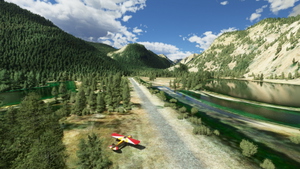 Castle Lakes airstrip, Colorado, USA (CD32) thumbnail 2