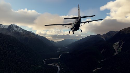 [Flight Plan] Crossing New Zealand - from Dunedin to Martins Bay