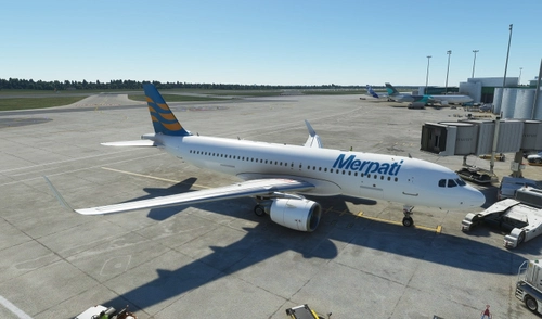 Merpati Nusantara Airlines A320neo livery