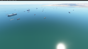 Partially refloated Ever Given Ship MOD thumbnail 7