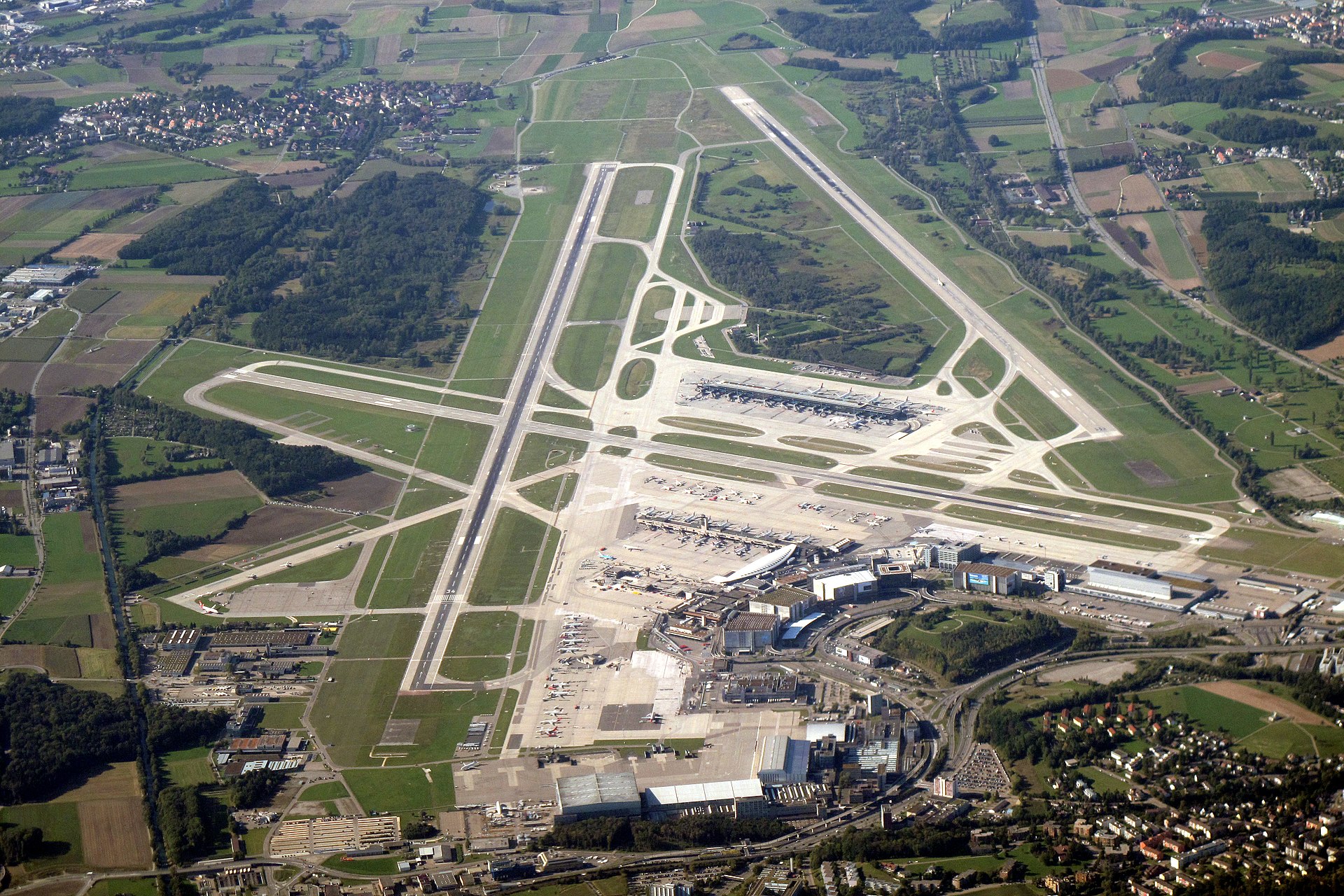 Zurich (LSZH) real Swiss Airlines passenger routes - Image 1