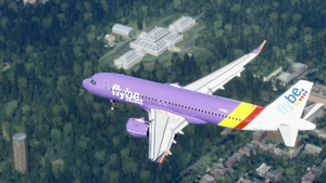 FBW A32NX - Airbus A320neo Flybe (Purple Livery) - 8K thumbnail 4