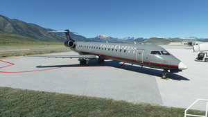 Aerosoft CRJ-700 United Express Battleship Grey N511MJ thumbnail 4