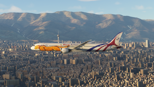 Meraj Air Boeing 787 (Asiatic cheetah) - 4K